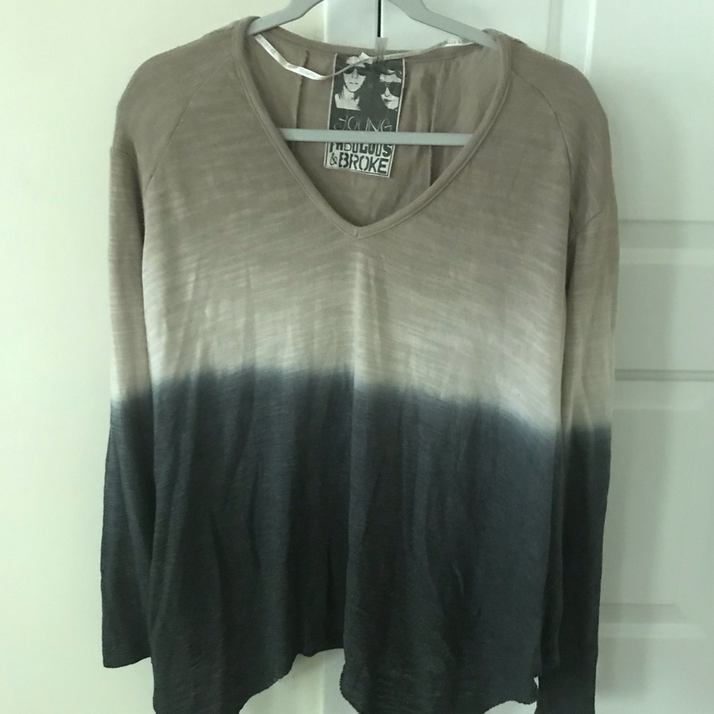YFB Ombré LS Sweater